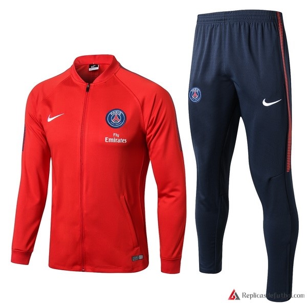 Chandal Paris Saint Germain 2017-2018 Rojo Azul Marino